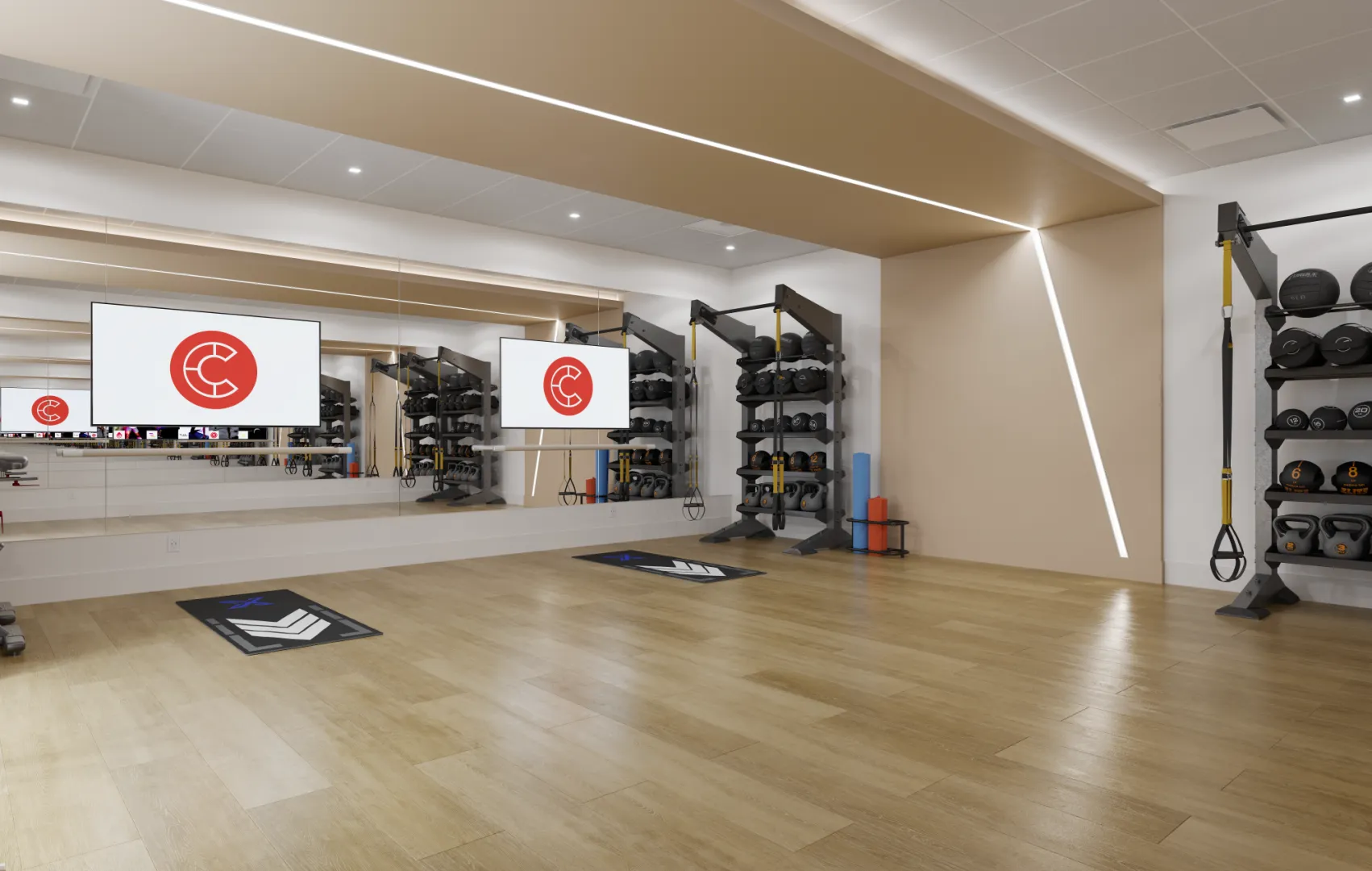 yoga studio at the best apartments in syracuse ny