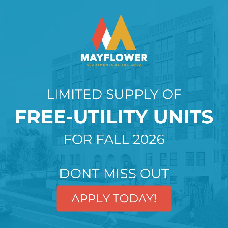 free-utility units for fall 2026, apply now message