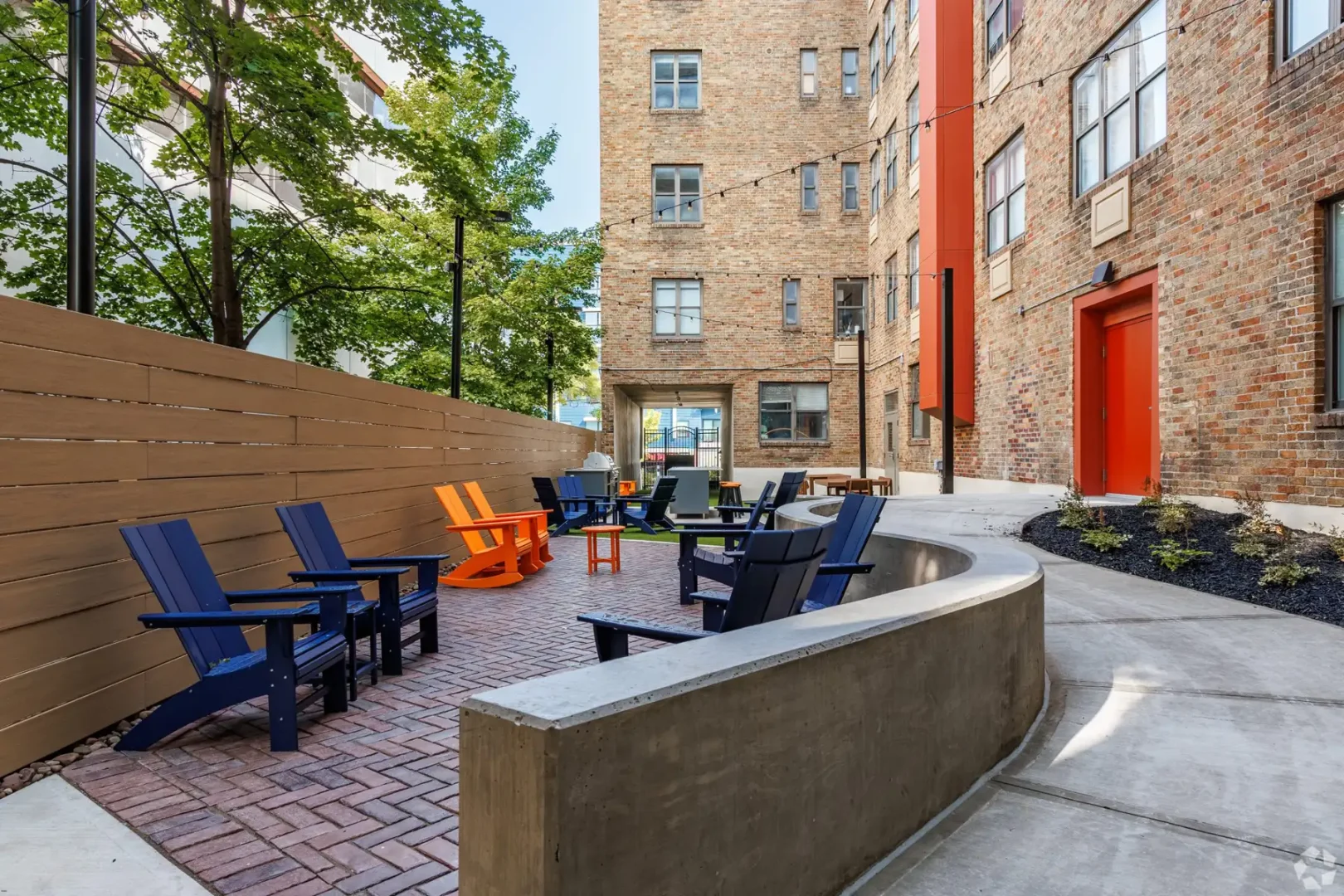 outdoor community area