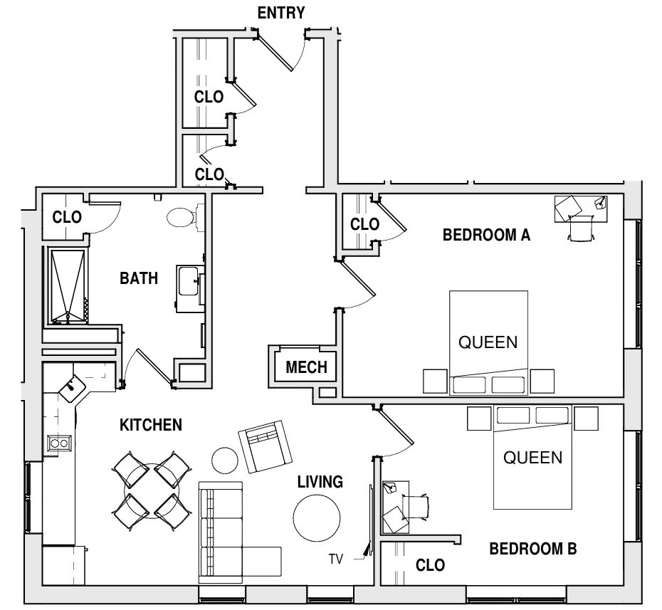 The Harber floor plan