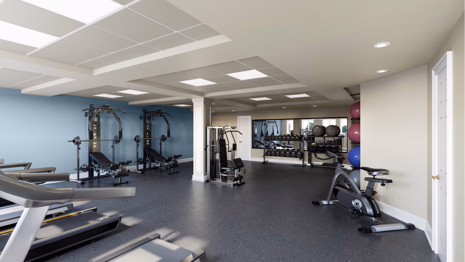 Mayflower gym interior
